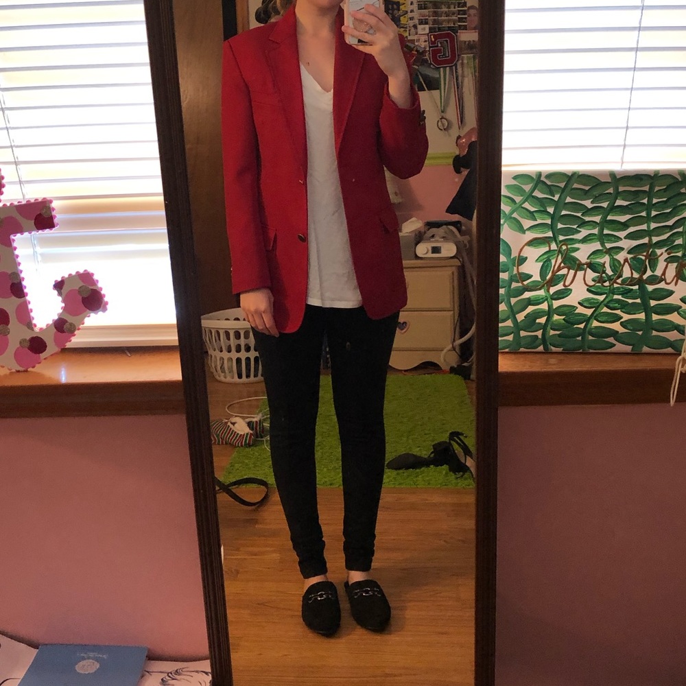Formal Red Blazer - Picture 2 of 5